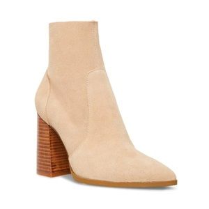 BRAND NEW Steve Madden Julina Taupe Suede Bootie
